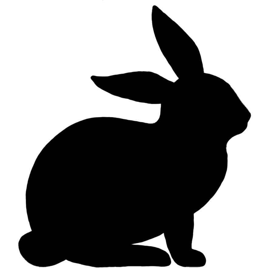 Easter Rabbit Silhouette at GetDrawings Free download