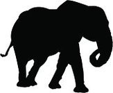 Elephant Silhouette Vector at GetDrawings | Free download