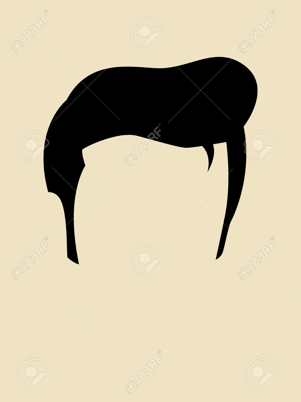 Elvis Hair Silhouette at GetDrawings | Free download