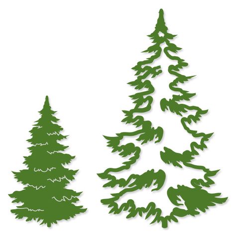 Evergreen Trees Silhouette At GetDrawings | Free Download