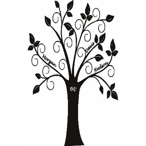 Family Tree Silhouette at GetDrawings | Free download