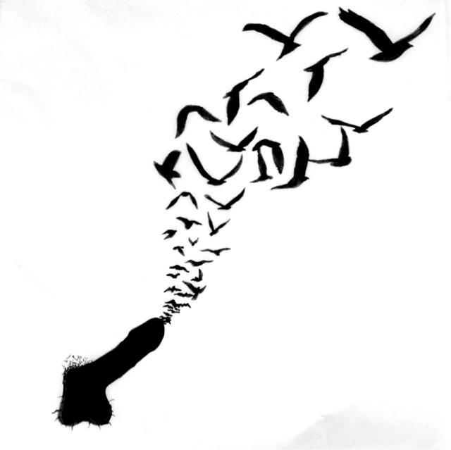 Download Feather Bird Silhouette Tattoo at GetDrawings | Free download