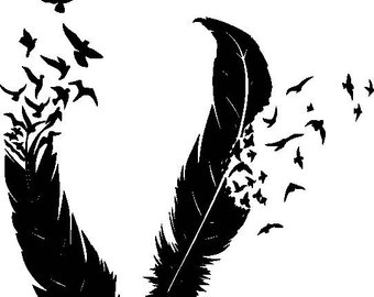 Download Feather Silhouette Vector at GetDrawings | Free download