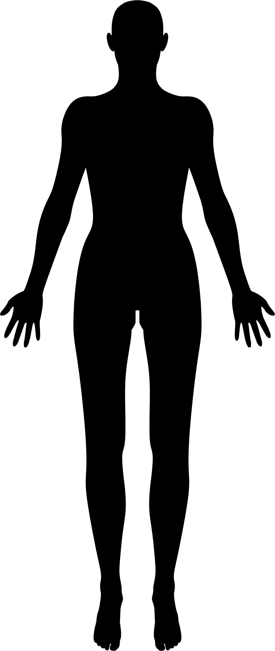 Female Body Silhouette Outline At GetDrawings Free Download