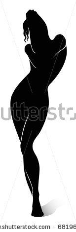 Female Body Silhouette Vector at GetDrawings | Free download