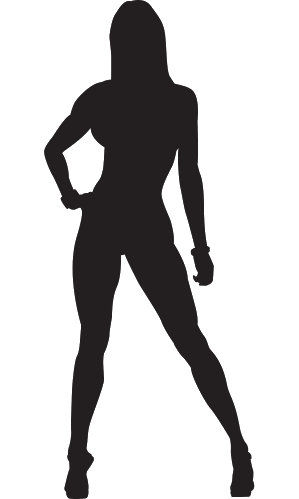 Female Bodybuilder Silhouette At GetDrawings Free Download