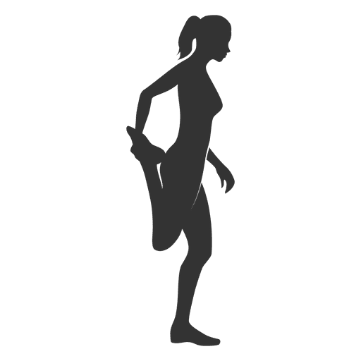 Female Fitness Silhouette at GetDrawings | Free download