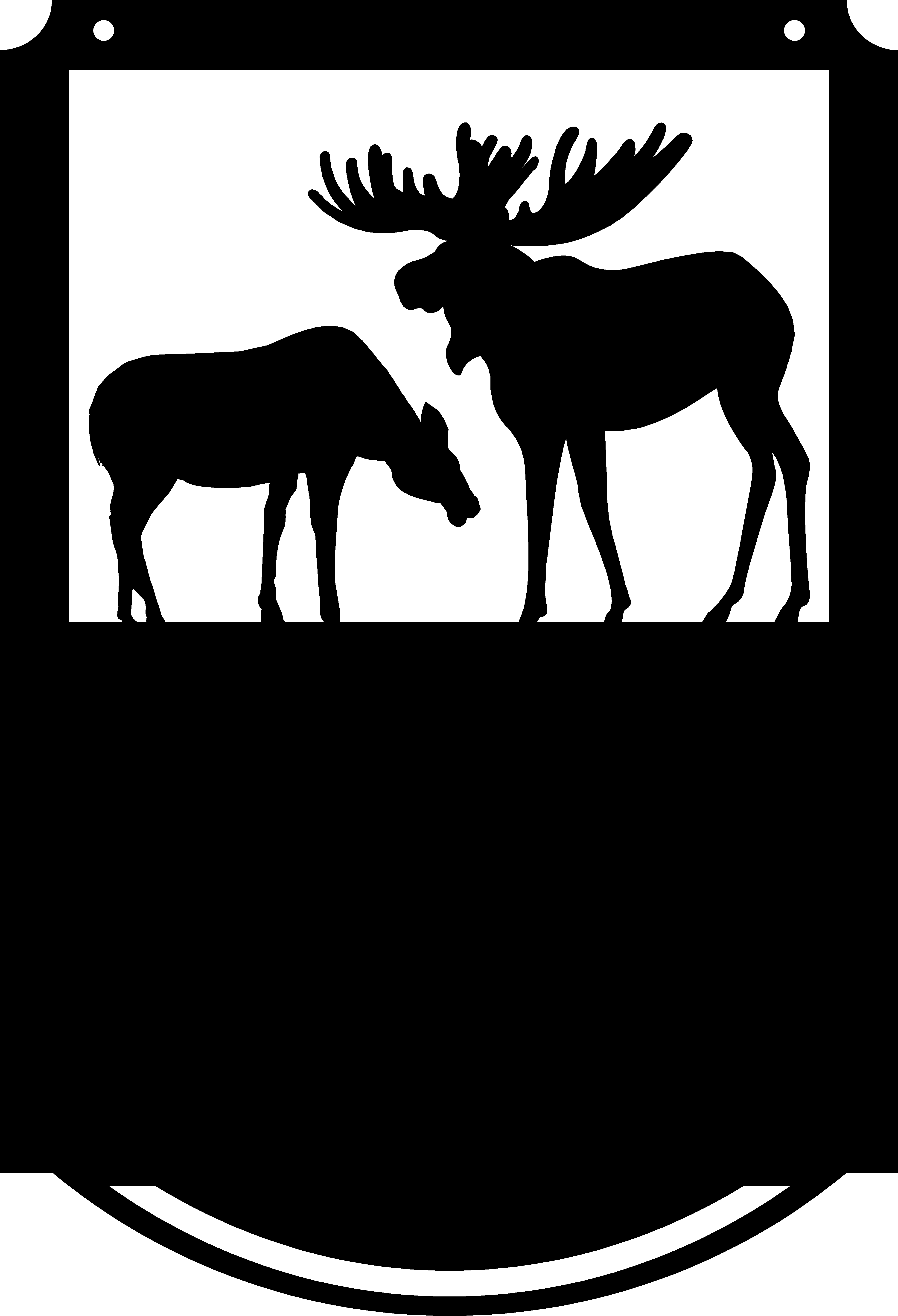 Female Moose Silhouette At Getdrawings Free Download