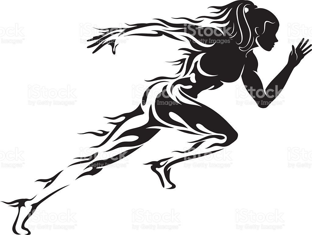 sports-and-fitness-vector-footage-of-a-flexible-young-woman-silhouette