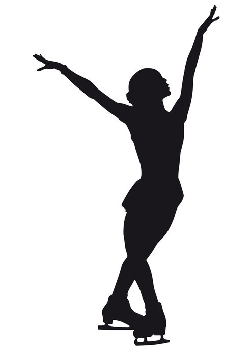 Figure Skaters Silhouette at GetDrawings | Free download