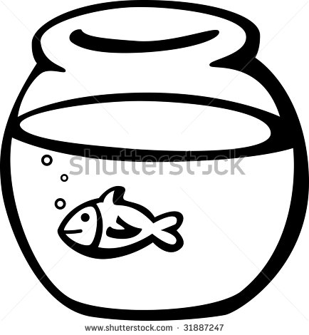 Fish Bowl Silhouette at GetDrawings | Free download