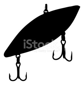 Fishing Lure Silhouette at GetDrawings | Free download