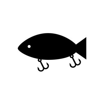 Download Fishing Lure Silhouette at GetDrawings | Free download