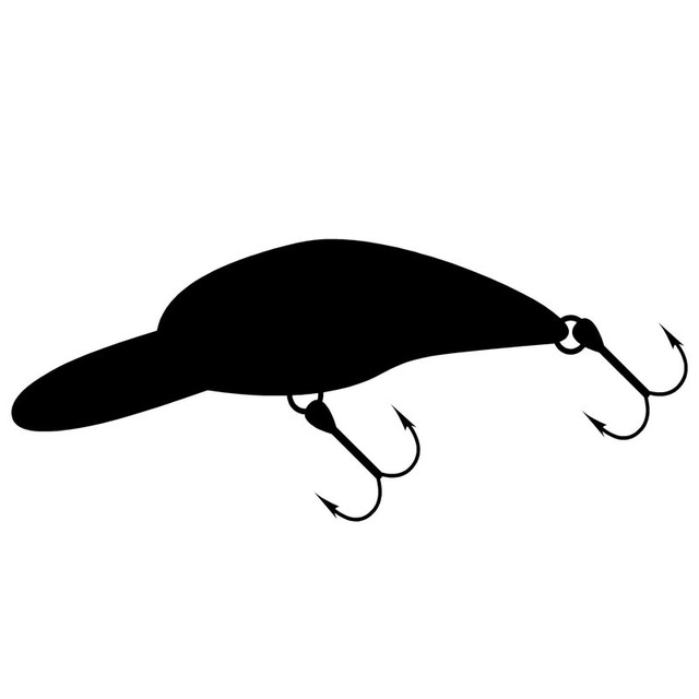 Fishing Lure Silhouette at GetDrawings | Free download