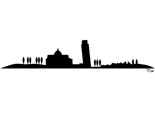 Florence Skyline Silhouette At Getdrawings Free Download