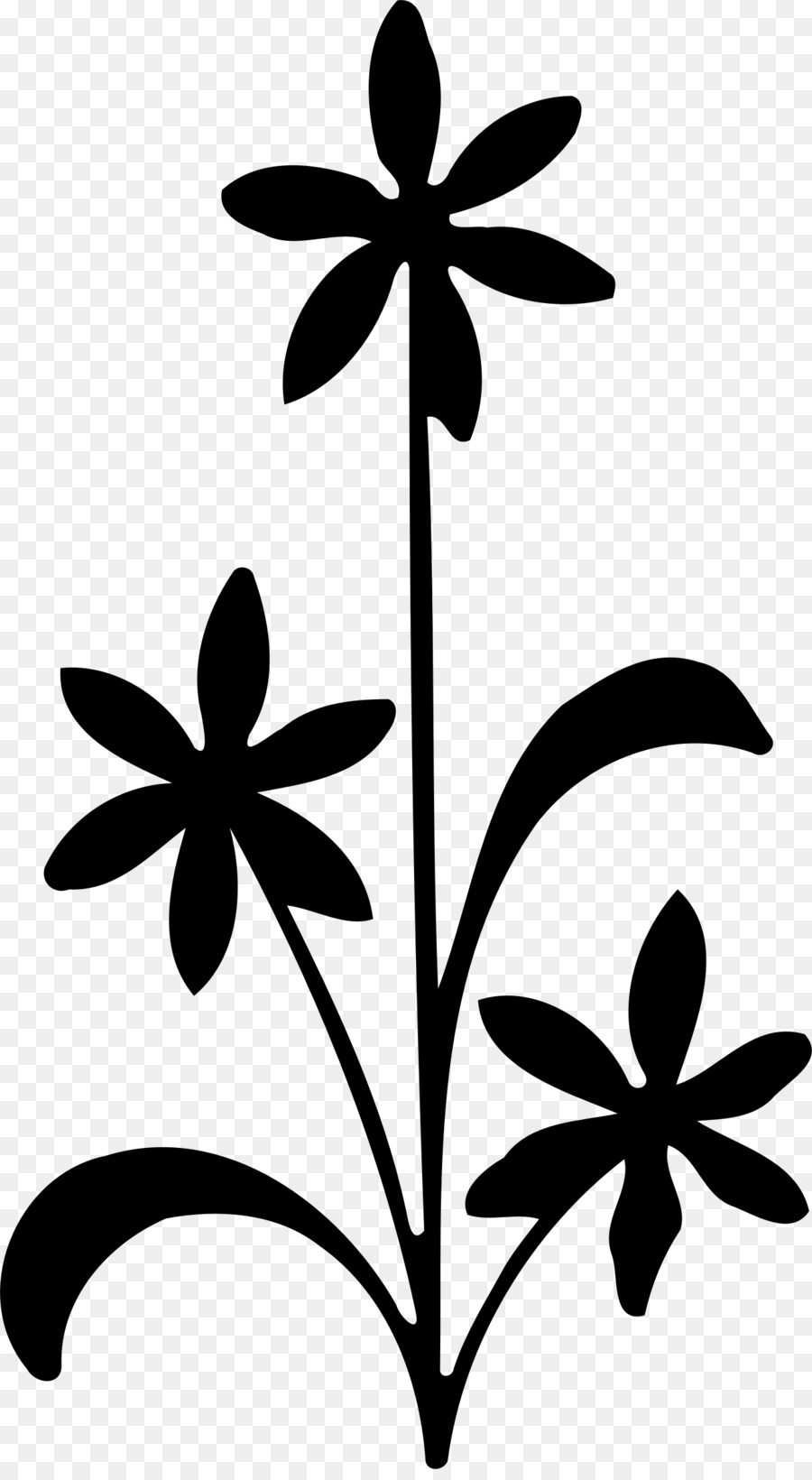 Flower Silhouette Clip Art At Getdrawings Free Download