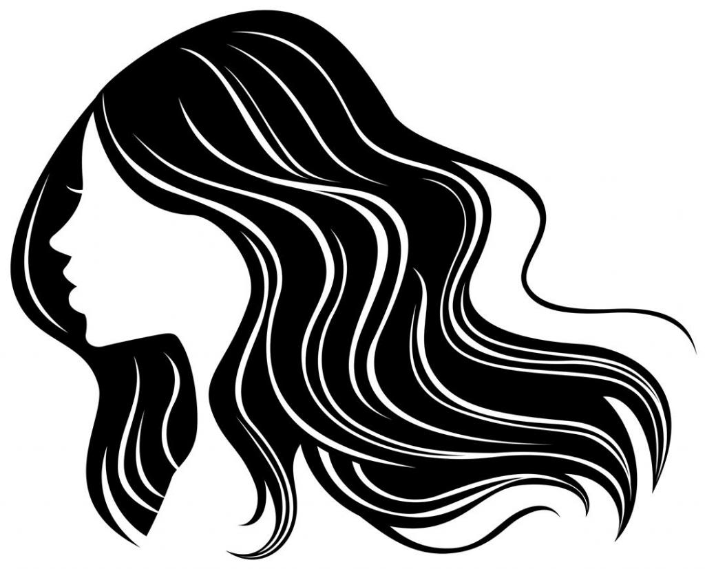 Blue Girl with Hair Logo - wide 1
