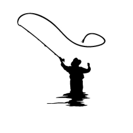 Download Fly Fishing Silhouette at GetDrawings | Free download