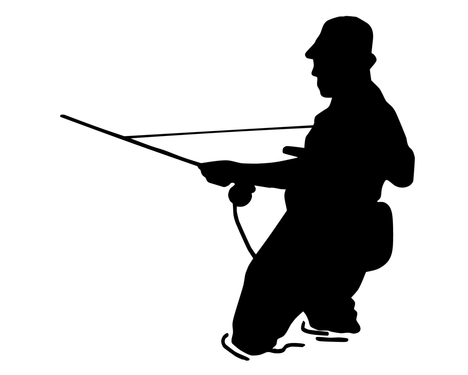 Download Fly Fishing Silhouette Image at GetDrawings | Free download