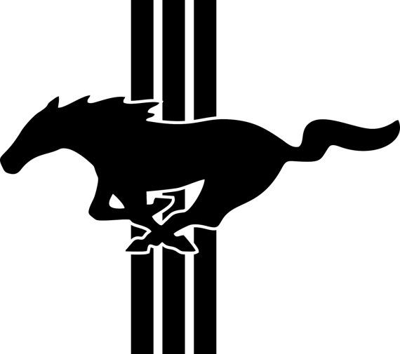 Ford Mustang Silhouette at GetDrawings | Free download