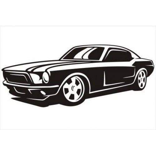 Download Ford Mustang Silhouette at GetDrawings | Free download