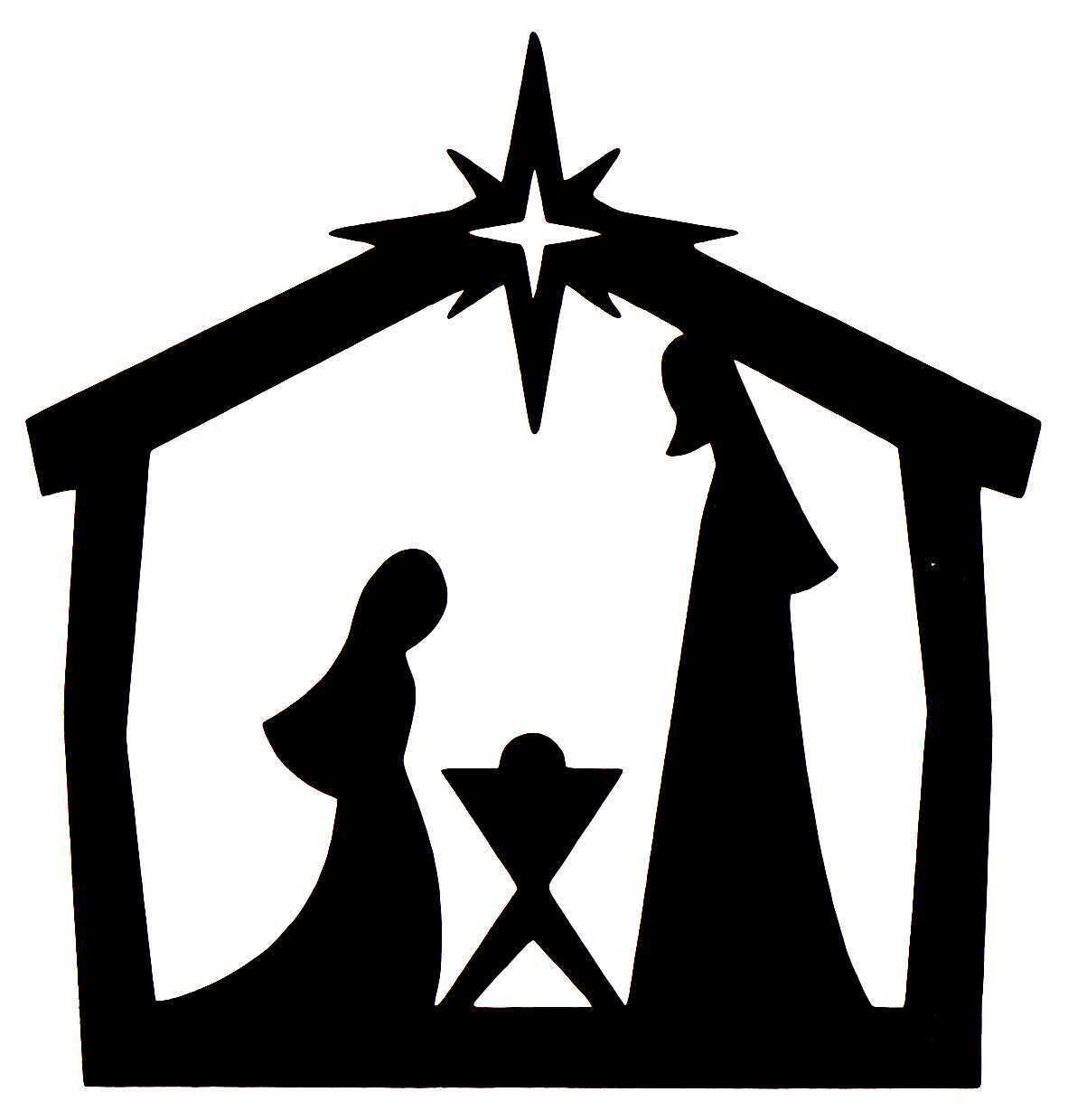Free Printable Nativity Silhouette At Getdrawings Free Download