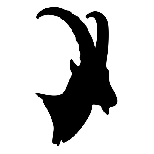 Goat Head Silhouette at GetDrawings | Free download