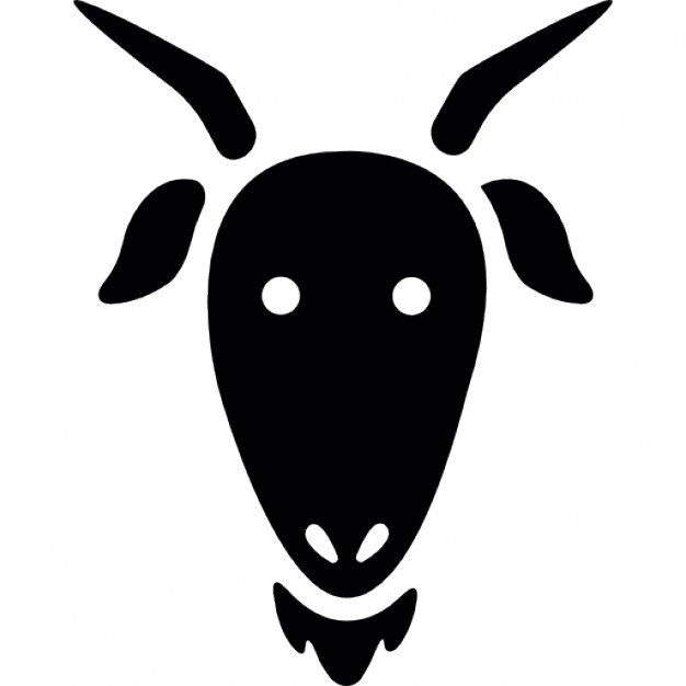 Goat Head Silhouette at GetDrawings | Free download