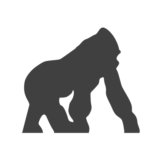 Gorilla Silhouette Png at GetDrawings | Free download