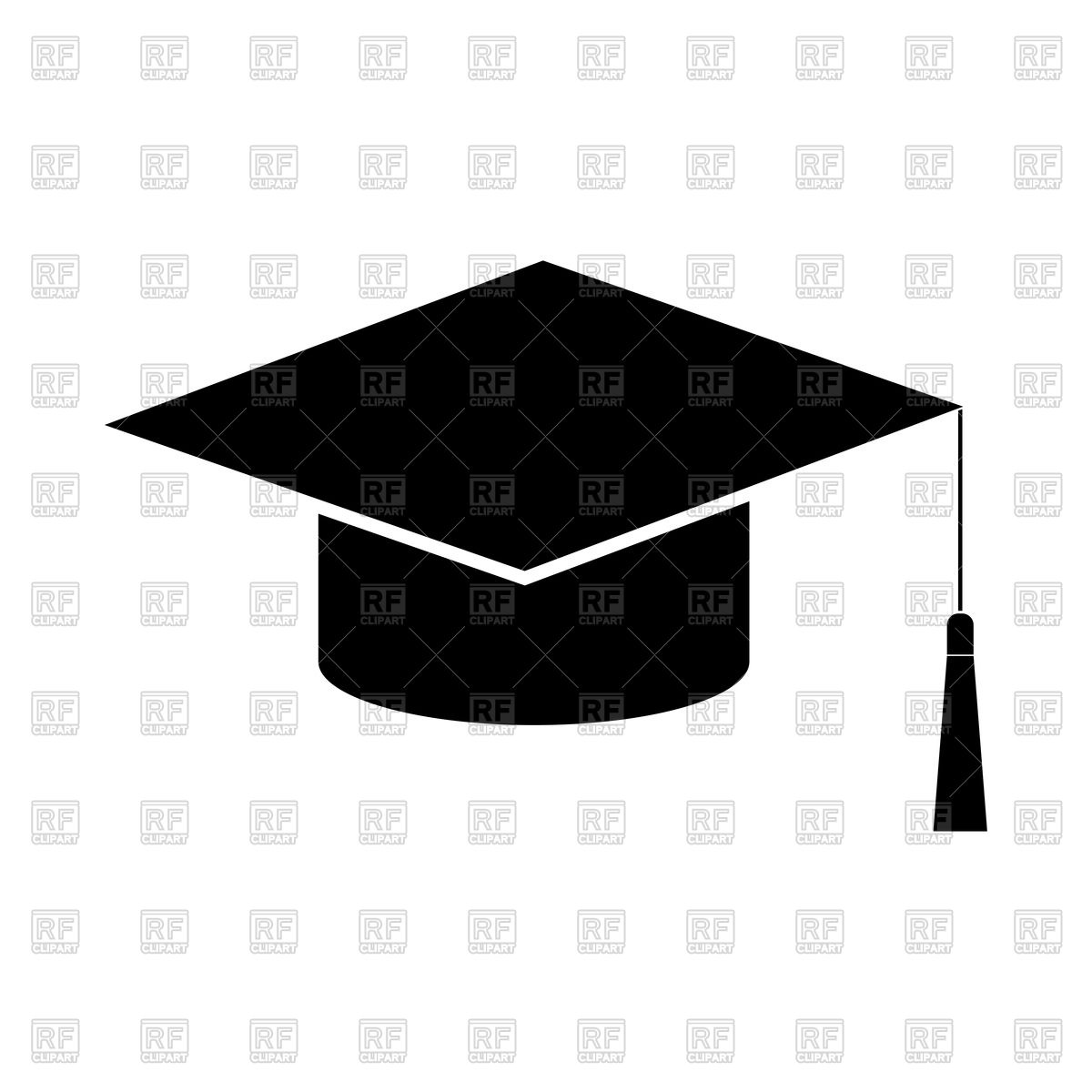 Graduation Cap Silhouette At GetDrawings | Free Download