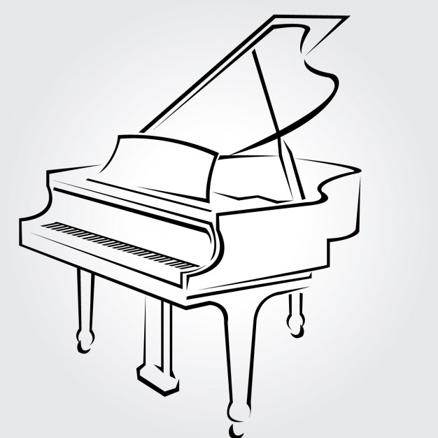 Grand Piano Silhouette at GetDrawings | Free download