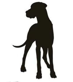 Great Dane Silhouette Images at GetDrawings | Free download