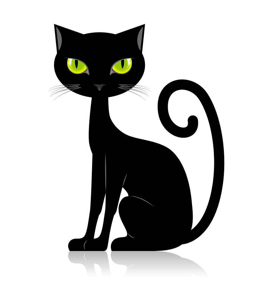 Halloween Black Cat Silhouette At GetDrawings Free Download
