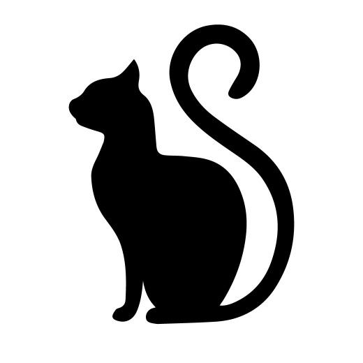 Halloween Black Cat Silhouette Pattern at GetDrawings Free download