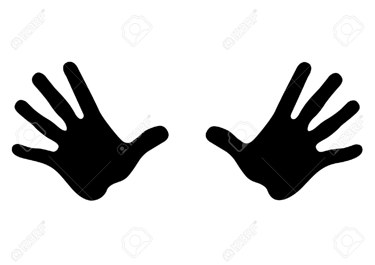 Hand Silhouette Vector at GetDrawings Free download