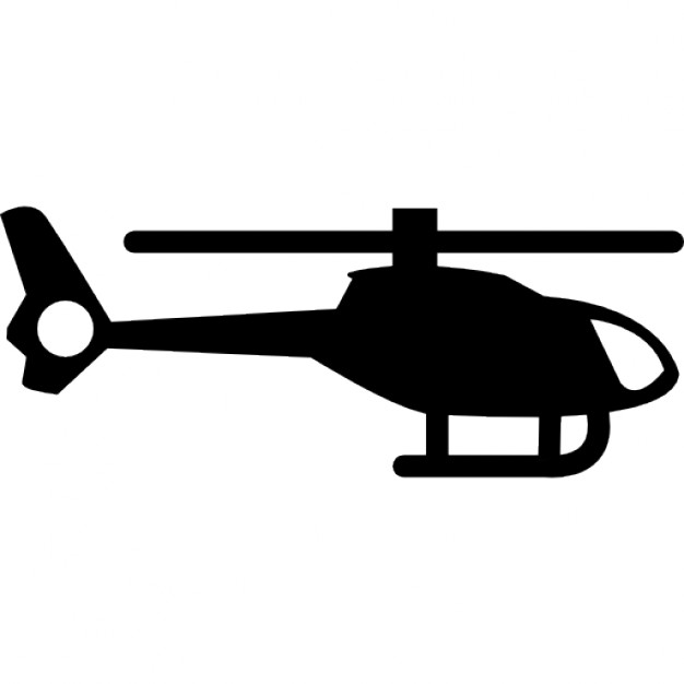 626x626 Helicopter Silhouette Icons Free Download.