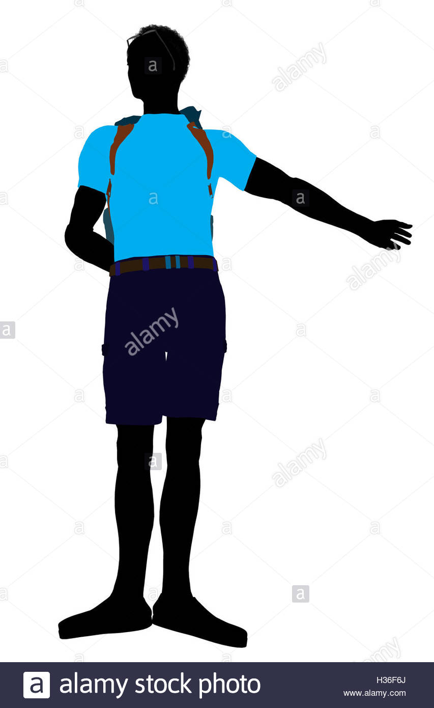 Hiker Silhouette Vector At Getdrawings Free Download