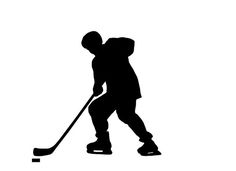 Hockey Silhouette Vector Free At Getdrawings 