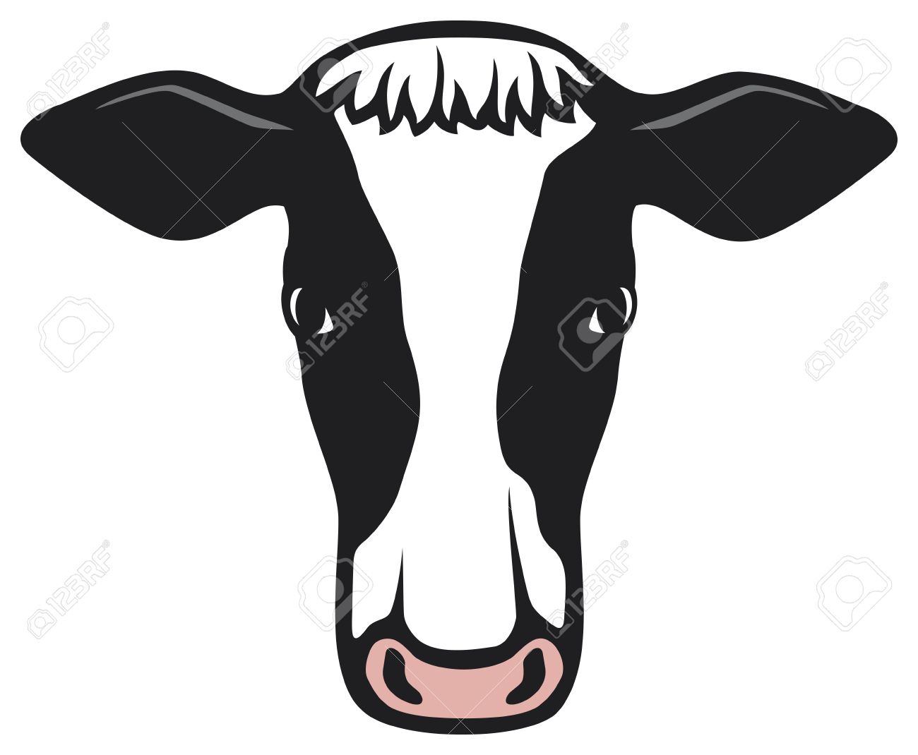 Holstein Cow Silhouette at GetDrawings Free download