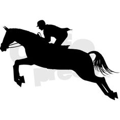 Horse Racing Silhouette At Getdrawings 