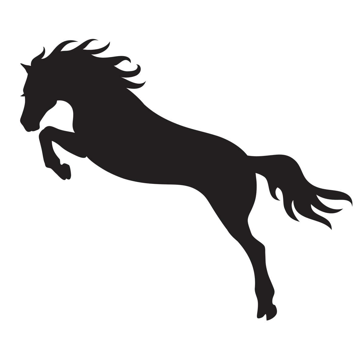 Horse Rearing Silhouette at GetDrawings | Free download