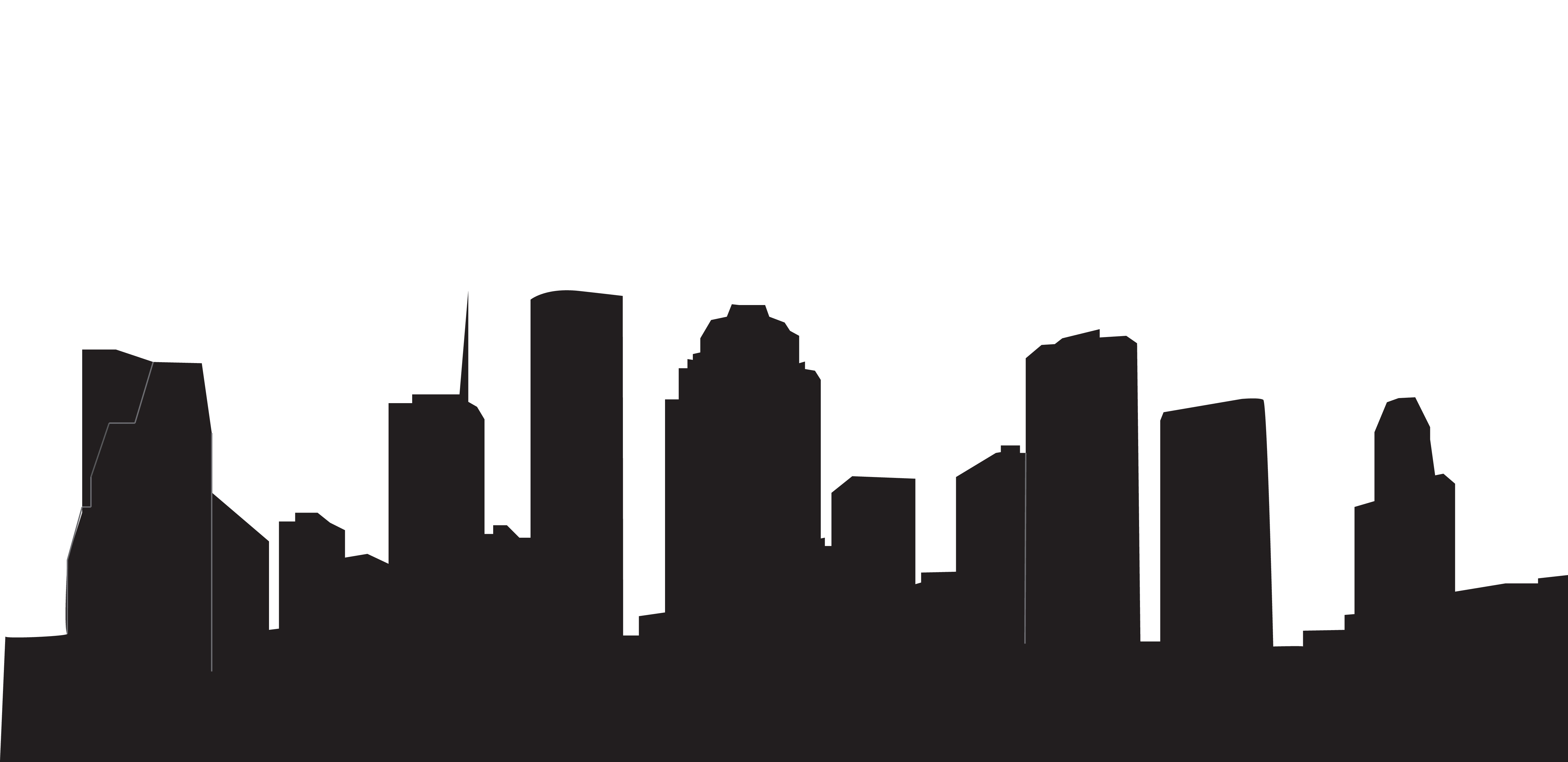 Houston Skyline Silhouette at GetDrawings | Free download