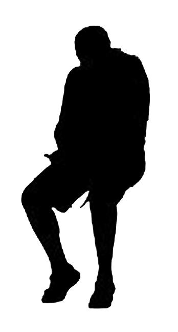 Human Silhouette Sitting At Getdrawings Free Download