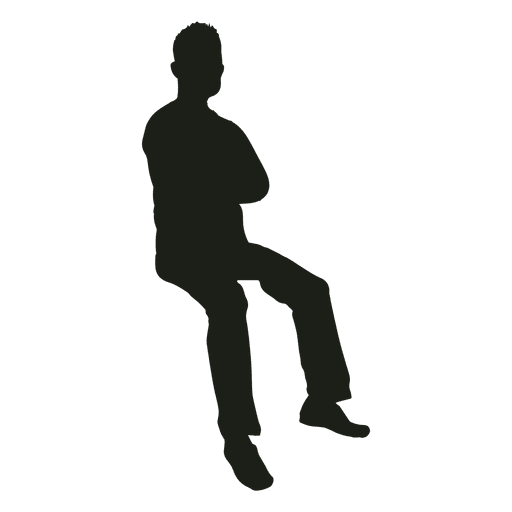 Human Silhouette Sitting At Getdrawings Free Download