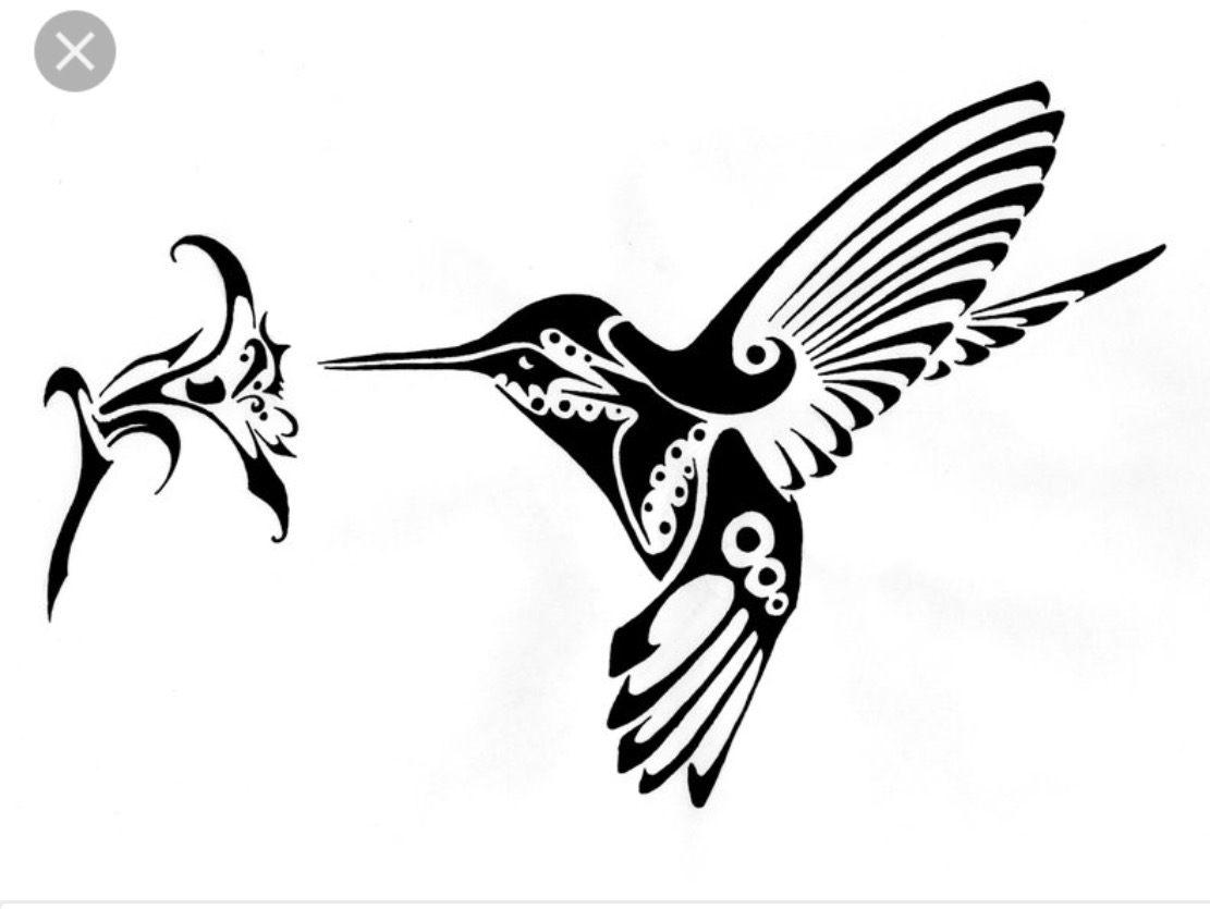 Hummingbird Silhouette Tattoo at GetDrawings | Free download