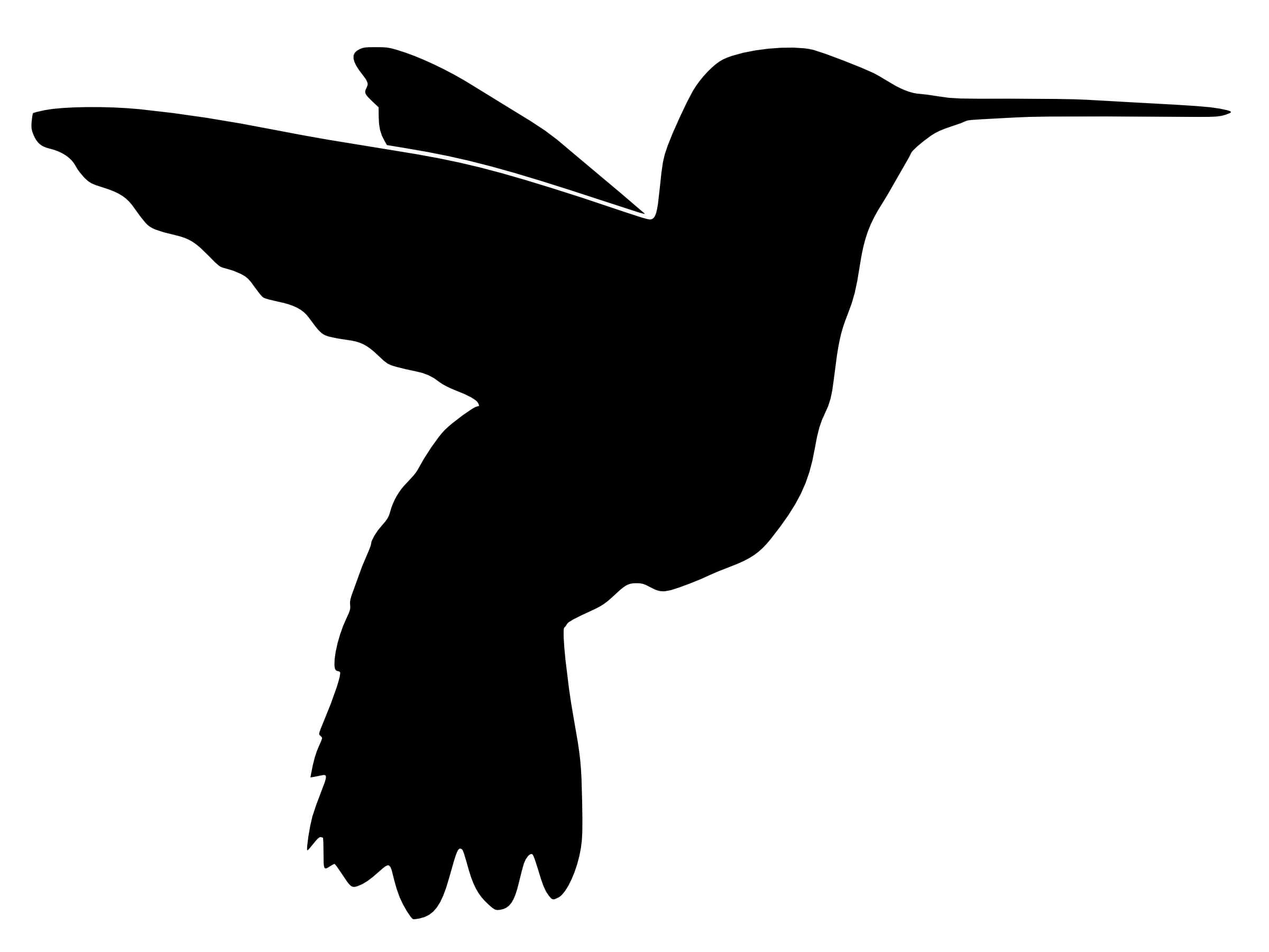 Hummingbird Silhouette Tattoo at GetDrawings | Free download