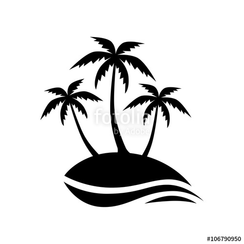 Island Silhouette Vector at GetDrawings | Free download