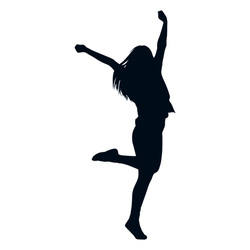Jumping Silhouette Vector At Getdrawings Free Download