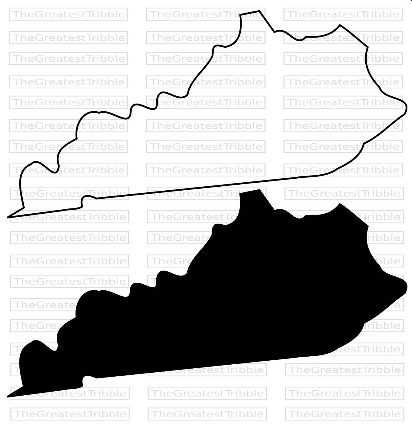 Kentucky State Silhouette At Getdrawings Free Download