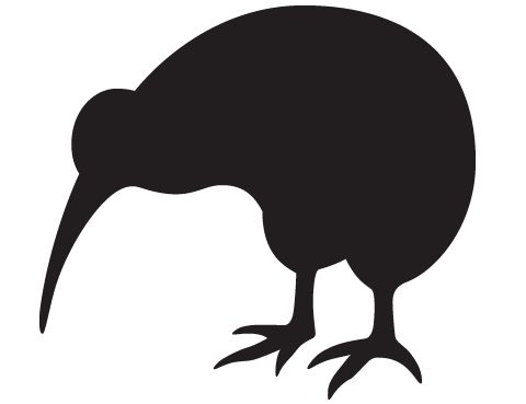 Kiwi Silhouette at GetDrawings | Free download